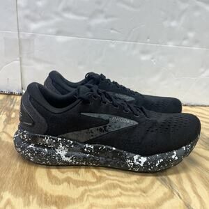 Brooks Men's Size 8.5 D Ghost 16 Lace Up Running Athletic Shoes Black/White Camo